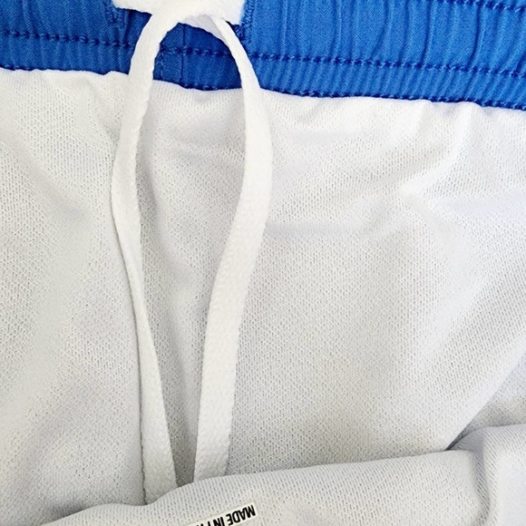 UNDERARMOUR HEATGEAR MESH POLYESTER BLUE SHORTS SIZE MED - Picture 2 of 6